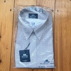 Stafford Wrinkle Free Mens Button Down Dress Shirt